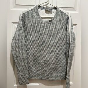 Athleta Textured Long Sleeve Top